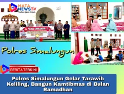 Polres Simalungun Gelar Tarawih Keliling, Bangun Kamtibmas di Bulan Ramadhan. 