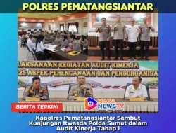 Kapolres Pematangsiantar Sambut Kunjungan Itwasda Polda Sumut dalam Audit Kinerja Tahap I