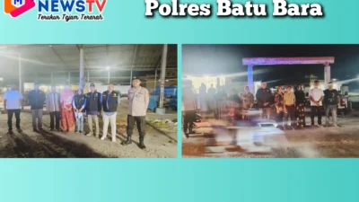 Polsek Labuhan Ruku Gelar Patroli Malam, Pastikan Situasi Kamtibmas Aman dan Kondusif