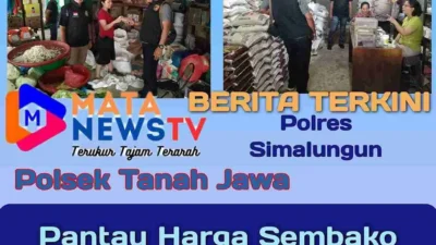 Polres Simalungun Pantau Harga Bahan Pokok di Pasar Tradisional Jelang Ramadhan