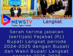 Serah Terima Jabatan Pj. Bupati Langkat dengan Bupati Langkat periode 2025 — 2030 Berjalan Khidmat