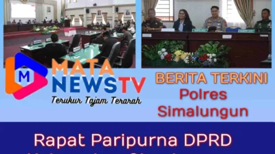 Kapolres Simalungun Hadiri Rapat Paripurna DPRD kabupaten Simalungun