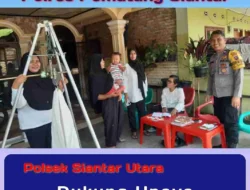 Bhabinkamtibmas Kelurahan Kahean Hadiri Posyandu Bahagia, Dukung Upaya Pencegahan Stunting