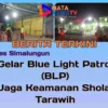 Sat Lantas Polres Simalungun Gelar Blue Light Patrol, Jaga Keamanan Sholat Tarawih