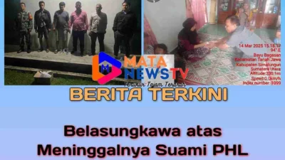 Kapolsek Tanah Jawa Sampaikan Belasungkawa atas Meninggalnya Suami PHL Intel Ny. Sella Manik