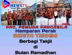 PAC PP Hamparan Perak Berbagi Takjil :  Joni Irawan ST Tegaskan Komitmen Sosial dan Keamanan Wilayah