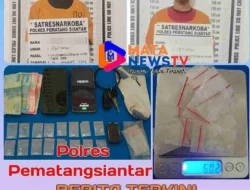 2 (Dua) Pengedar Sabu Ditangkap Sat Resnarkoba Polres Pematangsiantar
