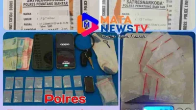 2 (Dua) Pengedar Sabu Ditangkap Sat Resnarkoba Polres Pematangsiantar