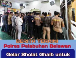 Sholat Ghaib untuk Tiga Anggota Polri yang Gugur di Way Kanan