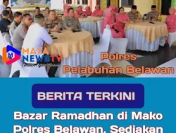 Polres Pelabuhan Belawan Gelar Bazar Ramadhan, Sediakan Sembako Murah untuk Warga