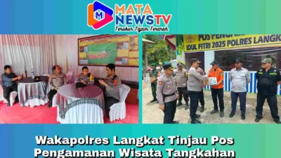 Wakapolres Langkat Tinjau Pos Pengamanan Wisata Tangkahan dalam Operasi Ketupat Toba 2025