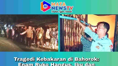 Tragedi Kebakaran di Bahorok: Enam Ruko Hangus, Ibu dan Anak Meninggal Dunia
