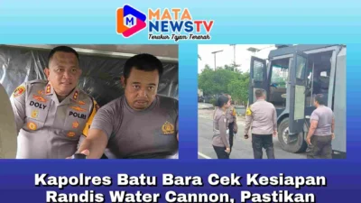 Kapolres Batu Bara Cek Kesiapan Randis Water Cannon, Pastikan Tetap Prima untuk Operasional