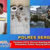 Terekam CCTV, Pencuri Kepiting Bakau Diamankan Polsek Tanjung Beringin