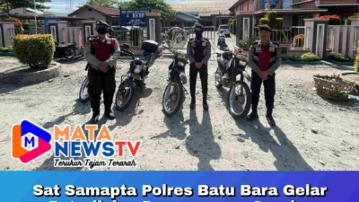 Sat Samapta Polres Batu Bara Gelar Patroli dan Pengamanan Gereja, Ciptakan Rasa Aman bagi Jemaat