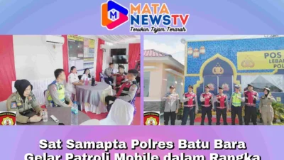 Sat Samapta Polres Batu Bara Gelar Patroli Mobile dalam Rangka Ops Ketupat Toba 2025