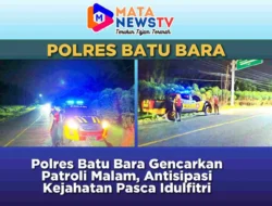 Polres Batu Bara Gencarkan Patroli Malam, Antisipasi Kejahatan Pasca Idulfitri