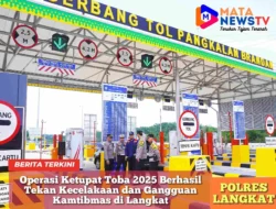 Operasi Ketupat Toba 2025 Berhasil Tekan Kecelakaan dan Gangguan Kamtibmas di Langkat