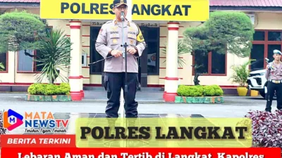Lebaran Aman dan Tertib di Langkat, Kapolres Sampaikan Apresiasi untuk Warga dan Petugas