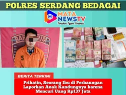 Prihatin, Seorang Ibu di Perbaungan Laporkan Anak Kandungnya karena Mencuri Uang Rp137 Juta