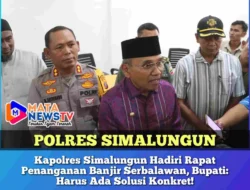 Kapolres Simalungun Hadiri Rapat Penanganan Banjir Serbalawan, Bupati: Harus Ada Solusi Konkret!