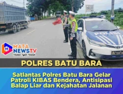 Satlantas Polres Batu Bara Gelar Patroli KIBAS Bendera, Antisipasi Balap Liar dan Kejahatan Jalanan