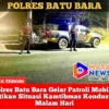 Polres Batu Bara Gelar Patroli Mobile, Pastikan Situasi Kamtibmas Kondusif di Malam Hari