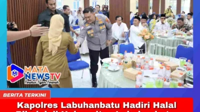 Kapolres Labuhanbatu Hadiri Halal Bihalal di Universitas Labuhanbatu, Pererat Sinergi dengan Dunia Pendidikan
