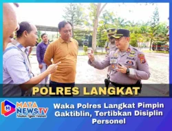 Waka Polres Langkat Pimpin Gaktiblin, Tertibkan Disiplin Personel
