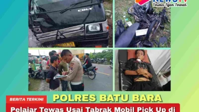 Pelajar Tewas Usai Tabrak Mobil Pick Up di Medang Deras, Polisi: Jadi Pengingat Penting Keselamatan di Jalan