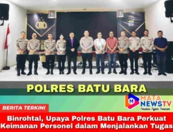 Binrohtal, Upaya Polres Batu Bara Perkuat Keimanan Personel dalam Menjalankan Tugas