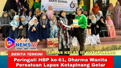 Peringati HBP ke-61, Dharma Wanita Persatuan Lapas Kotapinang Gelar Bakti Sosial di Panti Asuhan Putri “Siti Khadijah”