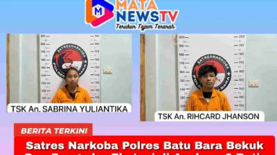 Satres Narkoba Polres Batu Bara Bekuk Dua Pengedar Ekstasi di Asahan, 6 Butir Barang Bukti Diamankan