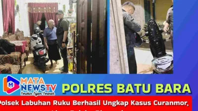 Polsek Labuhan Ruku Berhasil Ungkap Kasus Curanmor, Lima Pelaku Diamankan
