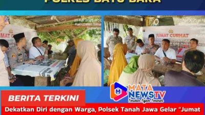 Dekatkan Diri dengan Warga, Polsek Tanah Jawa Gelar “Jumat Curhat” di Nagori Balimbingan