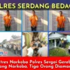 Satres Narkoba Polres Sergai Gerebek Sarang Narkoba, Tiga Orang Diamankan