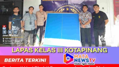 Peringati Hari Bhakti Pemasyarakatan ke-61, Lapas Kotapinang Terima Bantuan Alat Olahraga dari BRI
