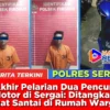 Asyik Main HP, Dua Pencuri Motor di Sergai Diciduk Polisi