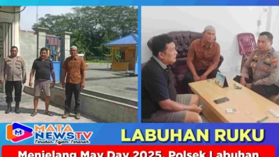 Menjelang May Day 2025, Polsek Labuhan Ruku Laksanakan Cooling System ke PT. MASS dan PT. ARP