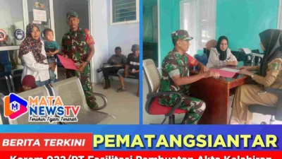 Korem 022/PT Fasilitasi Pembuatan Akta Kelahiran untuk Anak-Anak, Wujud Kepedulian TNI terhadap Hak Sipil Warga