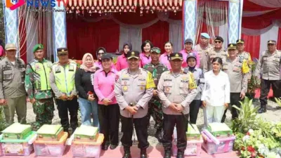Kapolda Sumut Tinjau Pos Pelayanan Tol Sinaksak, Pastikan Kesiapan Operasi Ketupat Toba 2025