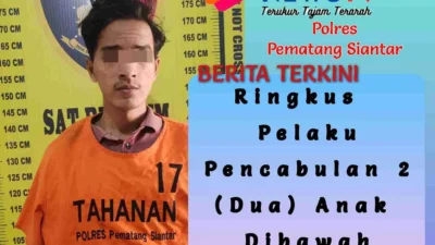 Polres Pematangsiantar Ringkus Terduga Pelaku Cabul Dua Anak Dibawah Umur