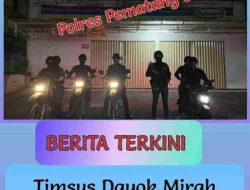 Melalui Pelaksanaan KRYD Polres Pematangsiantar Tindaklanjuti Keresahan Masyarakat  