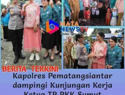 Ketua TP PKK Sumut Kahiyang Ayu Kunjungi Dua Posyandu di Pematangsiantar