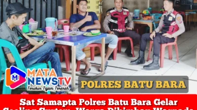 Sat Samapta Polres Batu Bara Gelar Cooling System, Warga Dihimbau Waspada Isu Hoaks dan Premanisme