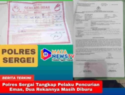 Polres Sergai Tangkap Pelaku Pencurian Emas, Dua Rekannya Masih Diburu