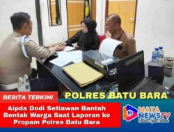 Aipda Dodi Setiawan Bantah Bentak Warga Saat Laporan ke Propam Polres Batu Bara