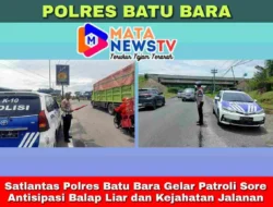 Satlantas Polres Batu Bara Gelar Patroli Sore Antisipasi Balap Liar dan Kejahatan Jalanan