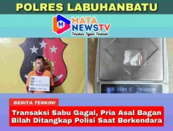 Transaksi Sabu Gagal, Pria Asal Bagan Bilah Ditangkap Polisi Saat Berkendara