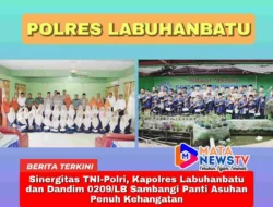 Sinergitas TNI-Polri, Kapolres Labuhanbatu dan Dandim 0209/LB Sambangi Panti Asuhan Penuh Kehangatan